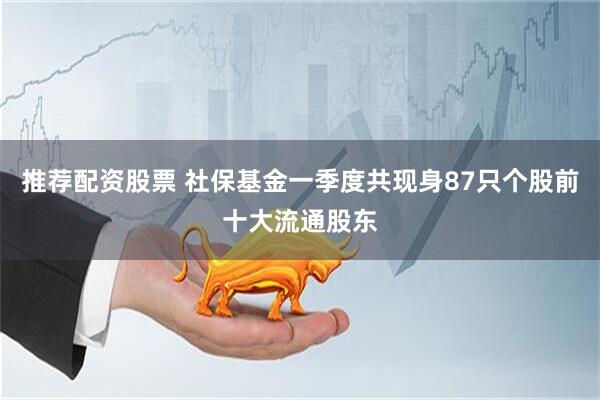 推荐配资股票 社保基金一季度共现身87只个股前十大流通股东